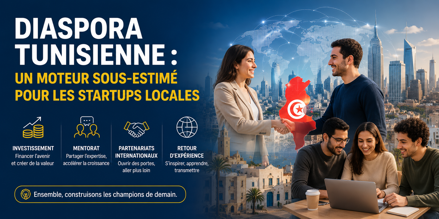 Hero image for Diaspora tunisienne : un moteur sous-estimé pour les startups locales