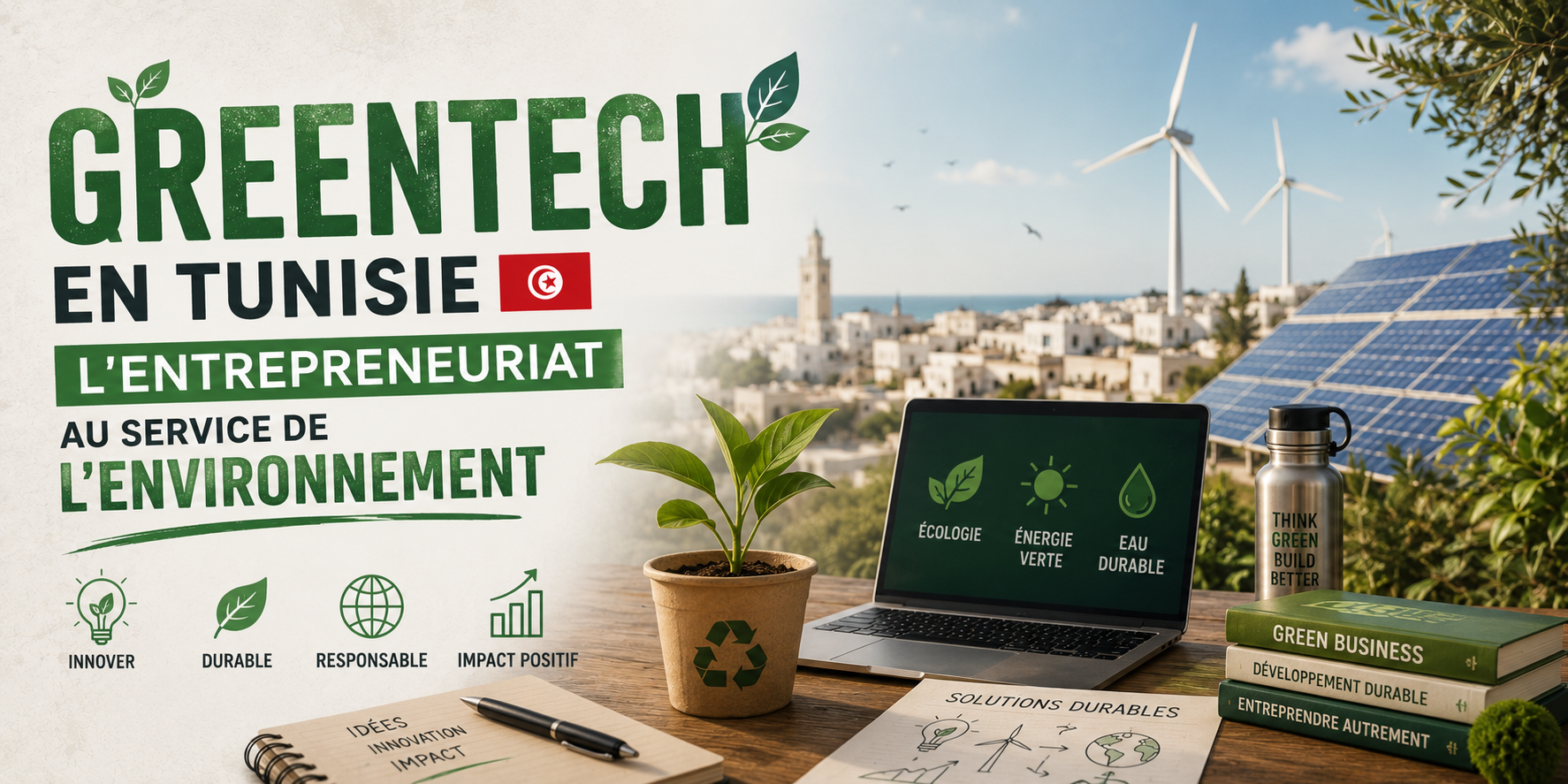Hero image for GreenTech en Tunisie : l'entrepreneuriat au service de l'environnement