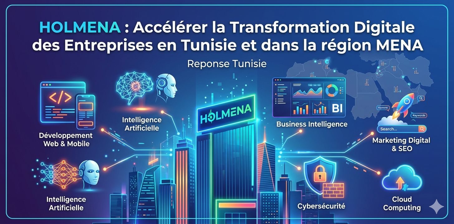 Hero image for HOLMENA : Accélérer la Transformation Digitale des Entreprises en Tunisie et dans la région MENA