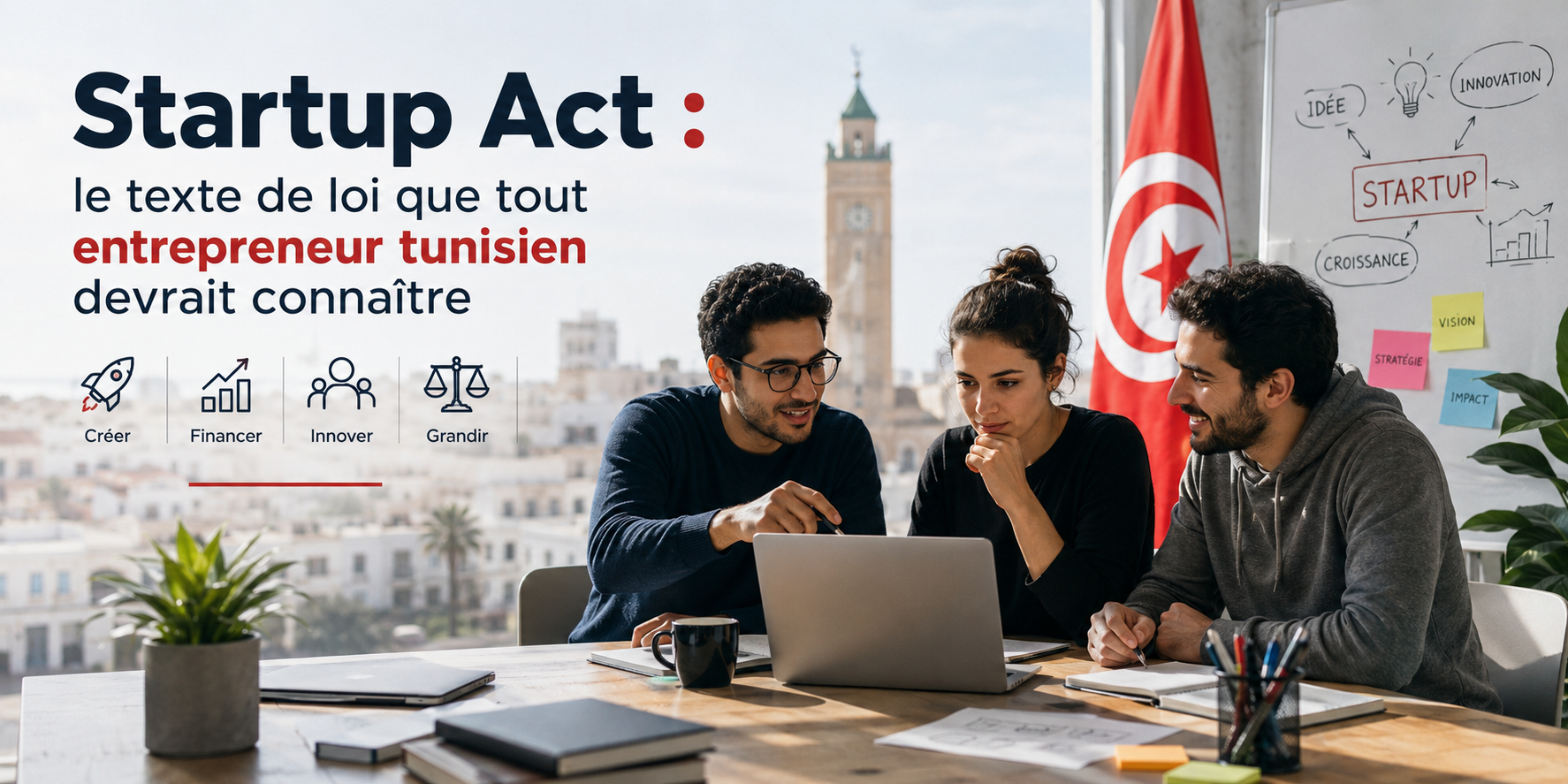 Hero image for Startup Act : le texte de loi que tout entrepreneur tunisien devrait connaître